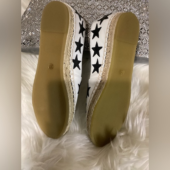 Saint Laurent leather white and black stars size 37 - Picture 5 of 9